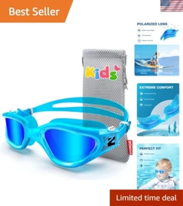 Kids Swim Goggles, G1MINI Polarized Swimming Goggles Comfort for Age 6-14 - Picture 1 of 7
