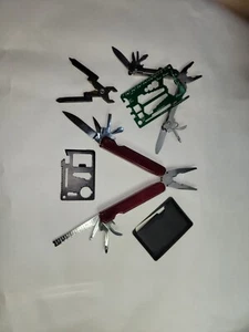 set of 5 multi-tools, perfect stocking stuffers, various brands and models - Picture 1 of 16