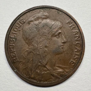 1914 France 5 Centimes - Beautiful Coin - #B-076 - Picture 1 of 2