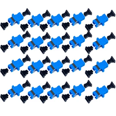 20Pcs SC to SC Simplex Single Mode Fiber Optic Connector Adapter - Image 1 of 4