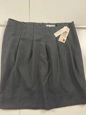 Kenneth Cole Newyork Skirt Women Size 12 Gray Pleated Office Wear Classic - Image 1 of 4