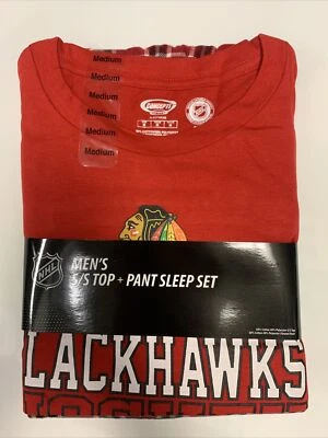 Blackhawks Short Sleeve+ Pants Pajama Set - Image 1 of 4
