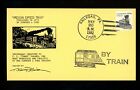 Us Fdc #1897A Robinson / Lgs Card 1982 Pa Locomotive Train 1St Unofficial