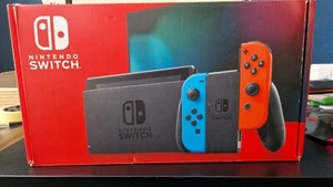 Nintendo Switch HAC-001(-01) Konsole Rot und Blau Bundle Originalverpackt - Bild 1 von 6