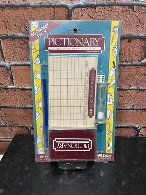 1985 Arlenco Pictionary Portable Edition Travel Game (Complete) Vintage *VGC* - Image 1 of 4