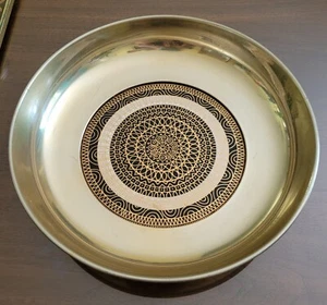 Vintage Buehner Wanner Mid Century Danish Modern Dura Brass Bowl Decor - Picture 1 of 9