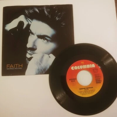 GEORGE MICHAEL - FAITH / HAND TO MOUTH 7" VINYL 45RPM RECORD Foto 1 de 2