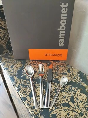 Sambonet "Living" Servizio Posate Acciaio Inox Monoblocco 72 Pezzi - Immagine 1 di 4