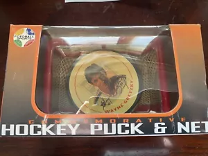 WAYNE GRETZKY #99 FOTOBALL NHL & NHLPA. NY Rangers Fotoball Puck and holder - Picture 1 of 7