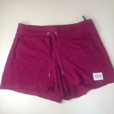 Calvin Klein Magenta Pink Shorts w/ Drawstring & Pockets, Size Large, NWT! - Image 1 of 4