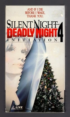 SILENT NIGHT, DEADLY NIGHT 4: Initiation (1990) Lilith WITCHES ~Brian Yuzna~ VHS - Image 1 of 3