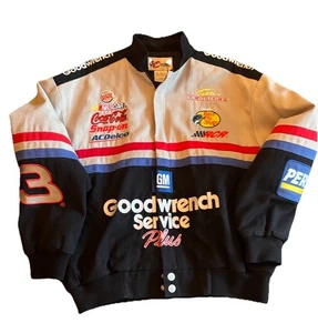 Vintage Dale Earnhardt Goodwrench NASCAR Jacke Herren Rennwagen 90s Chase Lg schön - Bild 1 von 11