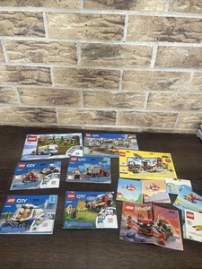 Lot of 12 Vintage Lego System Instructions Manuals City Ninja Toy Story - Picture 1 of 12