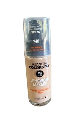 REVLON ColorStay 24Hrs Longwear Makeup Combination, 240 Medium Beige - 1 New - Image 1 of 2