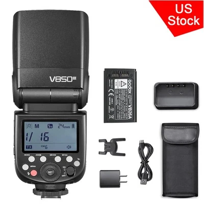 Godox V850III 2.4G HSS Camera Flash Speedlite for Canon Nikon Sony Fuji (NO TTL) - Image 1 of 4