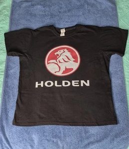 Holden Cars Australia Lion and Stone Logo Unisex T-Shirt Size Large - Picture 1 of 10