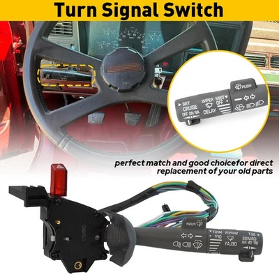 For Chevrolet GMC C1500 K1500 C2500 K2500 C3500 1995-1999 Turn Signal Switch - Image 1 of 4
