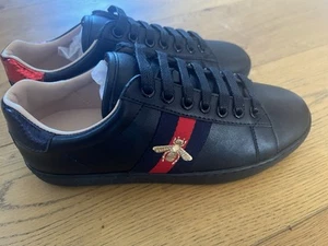 Neu GUCCI Damen ACE Sneakers - Schwarz 38 - Bild 1 von 8