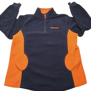 Official Licensed Chicago Bears Sweater NFL Team 1/4 Zip Fleece Women’s Large - Picture 1 of 7