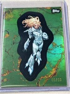 2025 Topps Marvel Comic Book Heroes 1975 Ann X-men Ciclope Electrum Green /99 - Foto 1 di 2