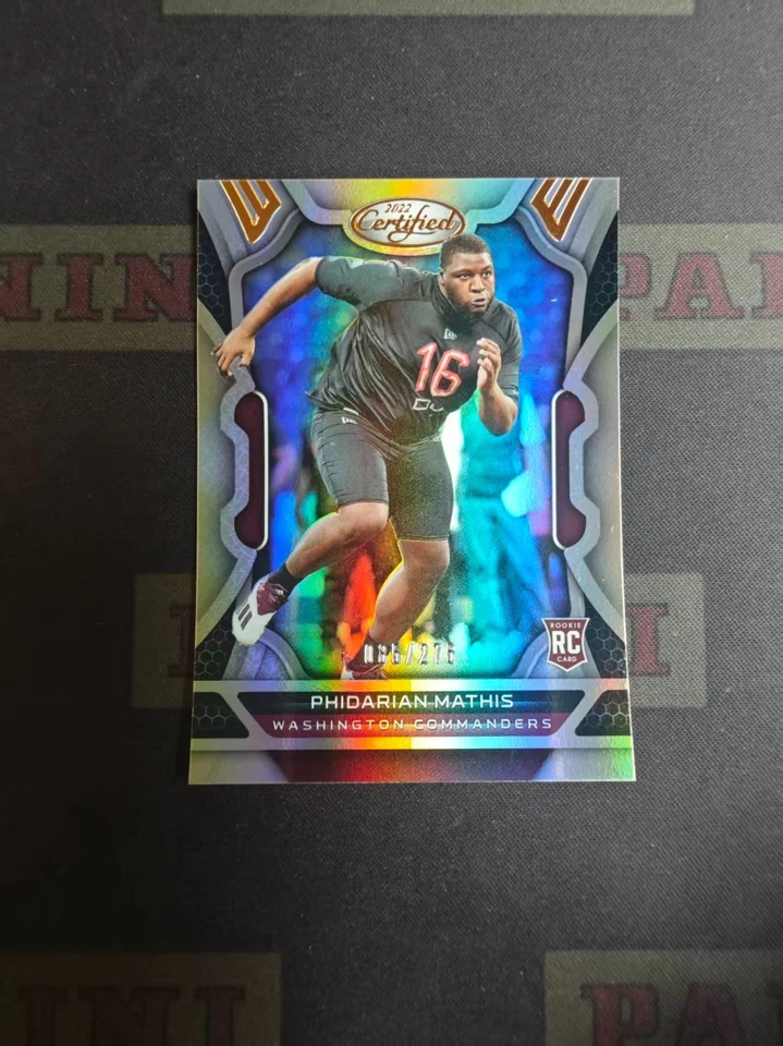 2022 Panini Certified Football Bronze Foil Rookie Phidarian Mathis /275 - Image 1 of 1