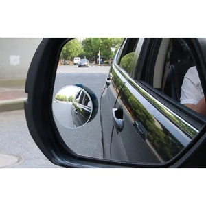 Single Small Circular Mirror Automobile Door Mirror Wide Field Rearview - Picture 1 of 12