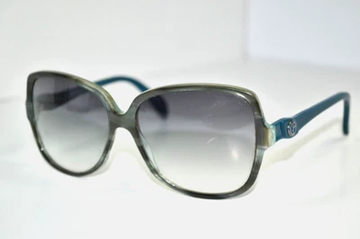 复古 Giorgio Armani 意大利 GA-756/S 蓝色/灰色渐变女式蝴蝶太阳镜 — 第 1/4 张图片