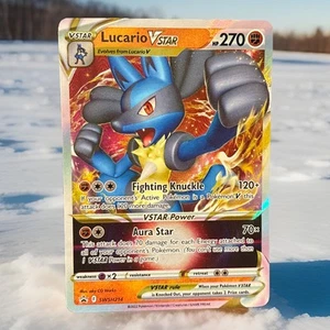Lucario VSTAR SWSH214 SWSH: Sword & Shield Promo Cards Holo - Picture 1 of 4