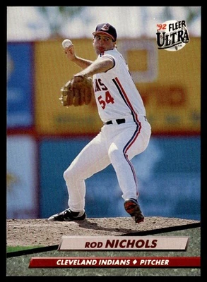 1992 Ultra Rod Nichols Cleveland Indians #352 - Image 1 of 2