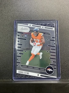 2024 Panini Absolute Audric Estime #193 Base Rookie Denver Broncos (RC) - Picture 1 of 2