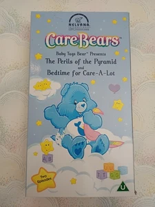 Care Bears VHS Vintage 1988 Perils Of The Pyramid & Bedtime For Care A Lot Rare - Picture 1 of 4