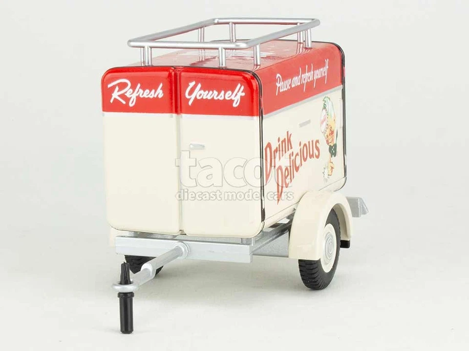 Rimorchio Singolo Assale Coca-Cola - Motor City 1/24 - Immagine 1 di 1