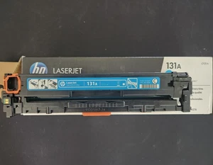 NOWY Otwarty oryginalny toner do drukarki HP 131A Cyjan CF211A - Zdjęcie 1 z 1