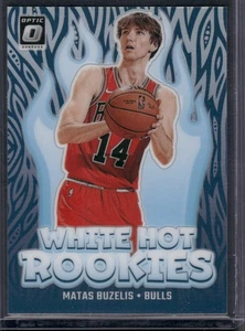 2024-25 Optic #10 Matas Buzelis White Hot Rookies Holo - Picture 1 of 2