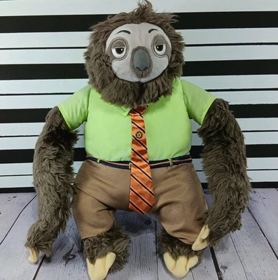Disney Store Authentic Zootopia 14” Flash the Sloth Stuffed Animal Plush Toy - Image 1 of 4