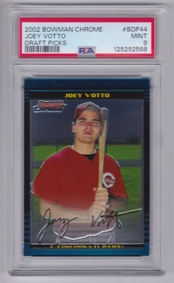 Bowman Draft Picks & Prospects Joey Votto 2002 #BDPP44 cromo PSA 9 rojos como nuevos Foto 1 de 2