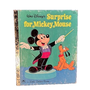 Walt Disney Surprise for Mickey Mouse 1972 Little Golden Book Vintage - Picture 1 of 13