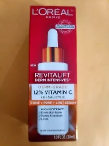 L'Oreal Paris Revitalift 12% Vitamina C + E + Siero Salicilico - 1 fl oz - Foto 1 di 1