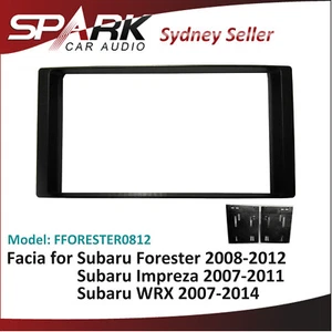 SP Facia Kit Fascia Panel Plate Double 2 DIN For Subaru WRX 2007-2014 - Picture 1 of 1