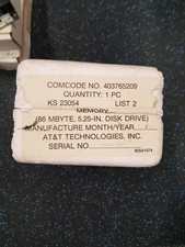 NEW CONTROL DATA 94155-86  86 mbyte 5.25 in disk drive new sealed