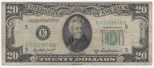 $20 1950-B Federal Reserve Note Richmond Fr#2061-E - Picture 1 of 2