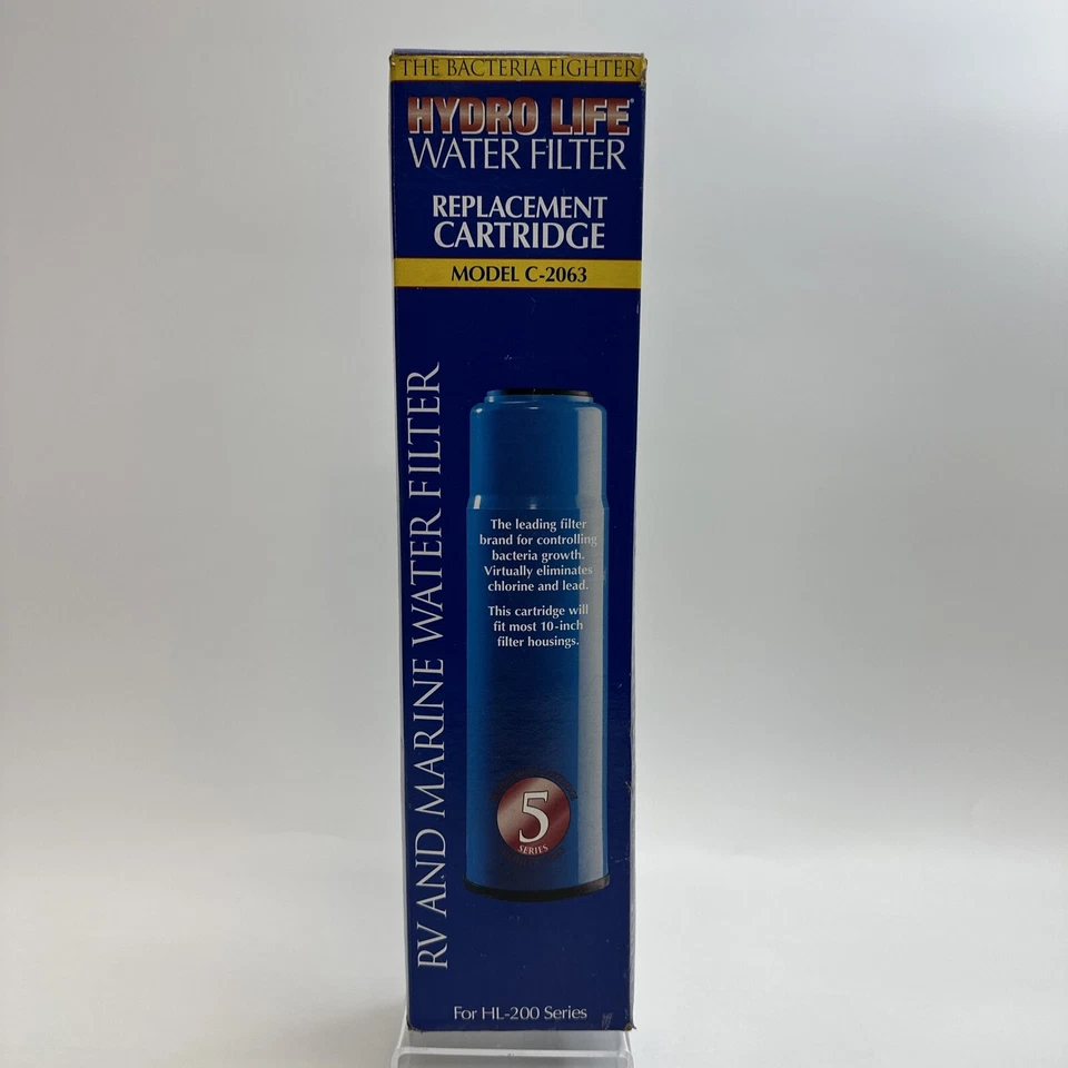 Cartucho de filtro de agua Hydro Life modelo C-2063 - serie HL-200 RV marino sellado Foto 1 de 4