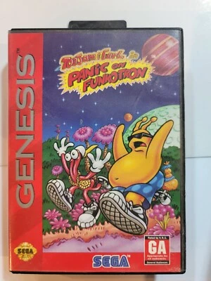 ToeJam & Earl in Panic on Funkotron (Sega Genesis) Case + Game - Image 1 of 2