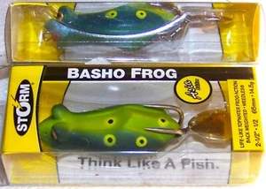 1 Storm Basho Frog, Classic Frog, 2-1/2", 1/2 oz, Topwater Lure, RARE! - Picture 1 of 1