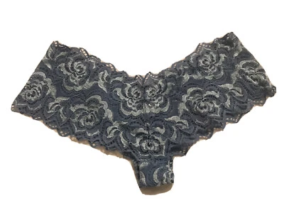 DKNY Panty Hipster Encaje Azul Muy Bonito Nuevo Sin Etiquetas Talla L Foto 1 de 4