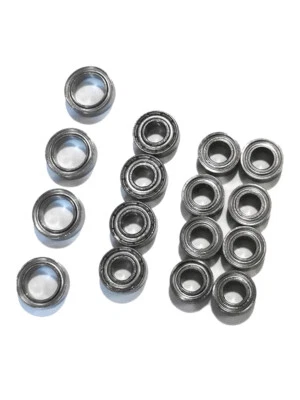 16 Piece Kit Complete Set Metal Bearing For 1/10 Tamiya TT-02 Upgrade Parts - Image 1 of 3