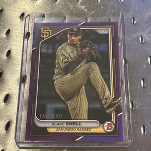 Bowman Blake Snell 2024 púrpura/250 - Imagen 1 de 3