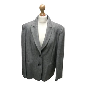 DEBENHAMS Blazer Suit Jacket NEW Size XXL 20 Grey Womens EU48 RRP £45 - Picture 1 of 12