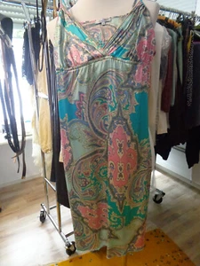Seiden-/Strandkleid von Joyce+Girls Gr. 36/38 türkisgemustert - Bild 1 von 6
