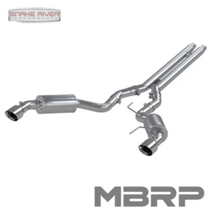 MBRP 3" ESCAPE DOBLE ALUMINIZADO PARA 2015-2017 FORD MUSTANG GT 5,0 L cupé S7277al - Imagen 1 de 4